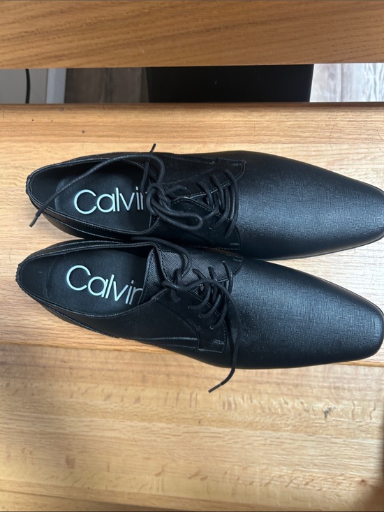 Calvin Klein Other - Calvin Klein Men's Black Lace-Up Oxford Dress Shoes